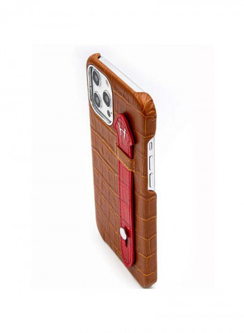 Mobile Case With  Side Grip For Iphone 12 Pro Max 6.7inch Brown