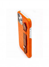 Mobile Case With  Side Grip For Iphone 12 Pro Max 6.7inch Orange