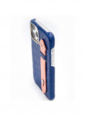 Mobile Case With  Side Grip For Iphone 12 Pro Max 6.7inch Blue