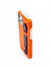 Mobile Case With  Side Grip For Iphone 12 Pro Max 6.7inch Orange
