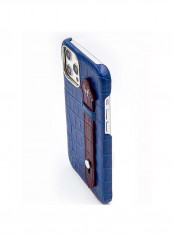 Mobile Case With  Side Grip For Iphone 12 Pro Max 6.7inch Blue