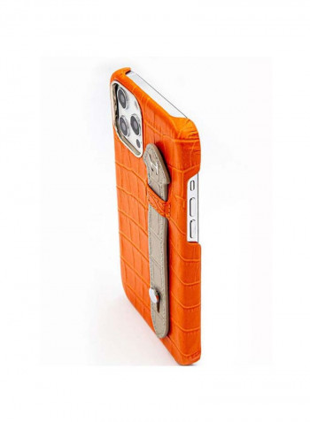 Mobile Case With  Side Grip For Iphone 12 Pro Max 6.7inch Orange