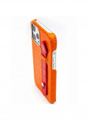 Mobile Case With  Side Grip For Iphone 12 Pro Max 6.7inch Orange