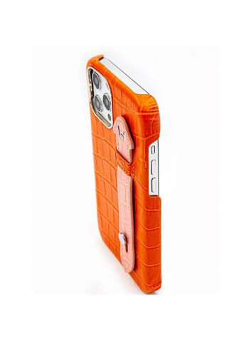 Mobile Case With  Side Grip For Iphone 12 Pro Max 6.7inch Orange