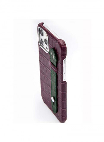 Mobile Case With  Side Grip For Iphone 12 Pro Max 6.7inch Purple