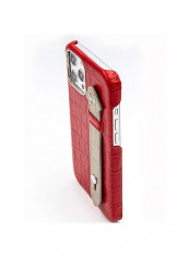 Mobile Case With  Side Grip For Iphone 12 Pro Max 6.7inch Maroon