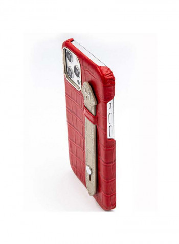 Mobile Case With  Side Grip For Iphone 12 Pro Max 6.7inch Maroon