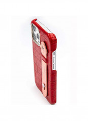 Mobile Case With  Side Grip For Iphone 12 Pro Max 6.7inch Maroon