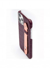 Mobile Case With  Side Grip For Iphone 12 Pro Max 6.7inch Purple