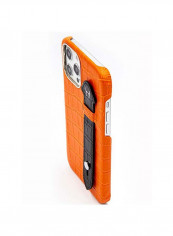 Mobile Case With  Side Grip For Iphone 12 Pro Max 6.7inch Orange