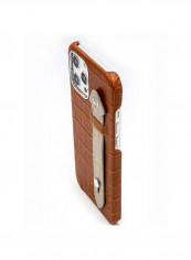 Mobile Case With  Side Grip For Iphone 12 Pro Max 6.7inch Brown