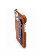 Mobile Case With  Side Grip For Iphone 12 Pro Max 6.7inch Brown