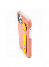 Mobile Case With  Side Grip For Iphone 12 Pro Max 6.7inch Pink
