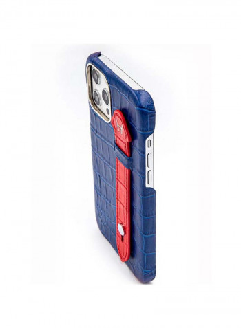 Mobile Case With  Side Grip For Iphone 12 Pro Max 6.7inch Blue