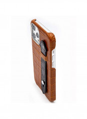 Mobile Case With  Side Grip For Iphone 12 Pro Max 6.7inch Brown