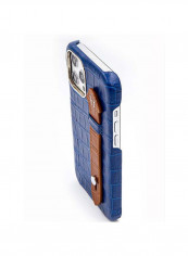 Mobile Case With  Side Grip For Iphone 12 Pro Max 6.7inch Blue