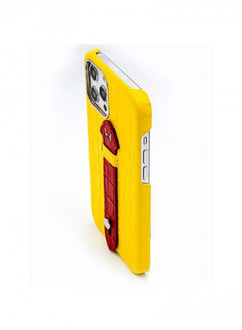 Mobile Case With  Mid Grip For Iphone 12 Pro Max 6.7inch Yellow