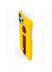 Mobile Case With  Mid Grip For Iphone 12 Pro Max 6.7inch Yellow