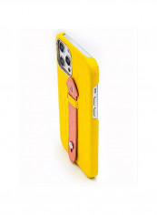 Mobile Case With  Mid Grip For Iphone 12 Pro Max 6.7inch Yellow