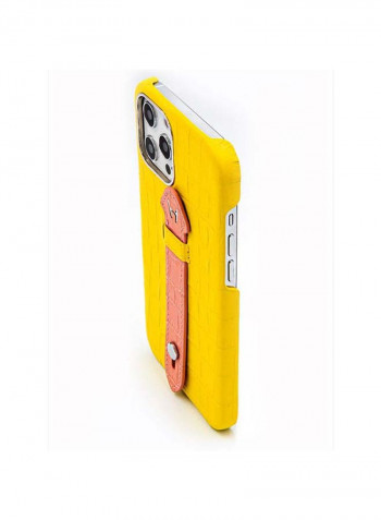 Mobile Case With  Mid Grip For Iphone 12 Pro Max 6.7inch Yellow