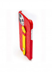 Mobile Case With  Mid Grip For Iphone 12 Pro Max 6.7inch Red