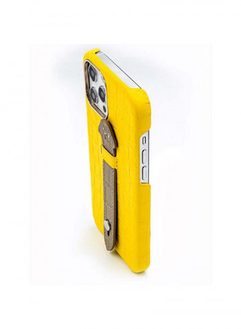 Mobile Case With  Mid Grip For Iphone 12 Pro Max 6.7inch Yellow