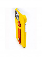Mobile Case With  Mid Grip For Iphone 12 Pro Max 6.7inch Yellow