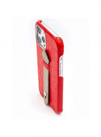 Mobile Case With  Mid Grip For Iphone 12 Pro Max 6.7inch Red