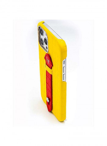 Mobile Case With  Mid Grip For Iphone 12 Pro Max 6.7inch Yellow