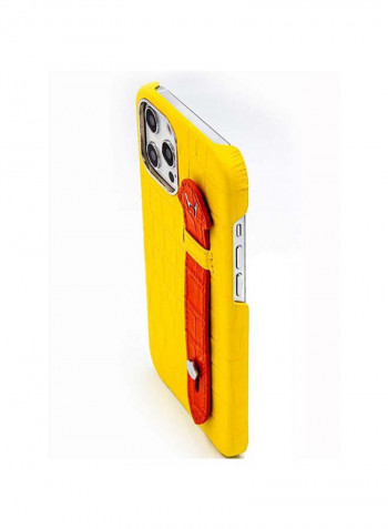 Mobile Case With  Side Grip For Iphone 12 Pro Max 6.7inch Yellow