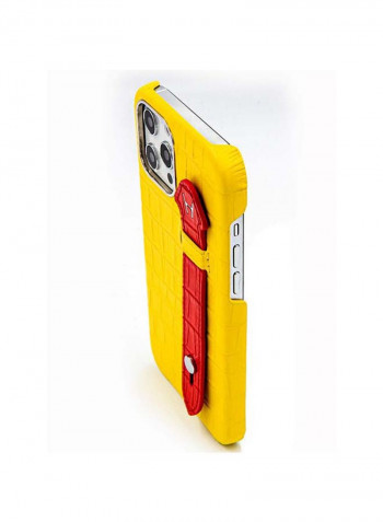 Mobile Case With  Side Grip For Iphone 12 Pro Max 6.7inch Yellow