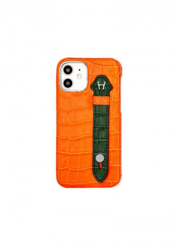 Mobile Case With  Side Grip For Iphone 12 6.1inch Orange