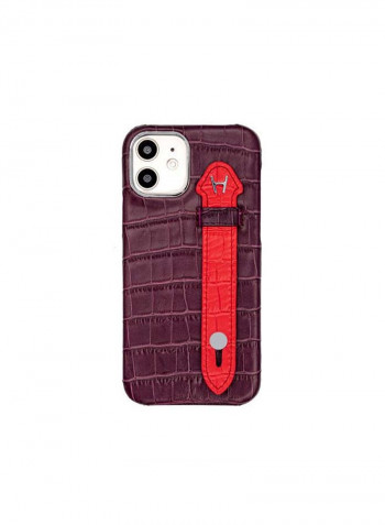 Mobile Case With  Side Grip For Iphone 12 6.1inch Purple