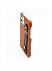 Mobile Case With  Side Grip For Iphone 12 6.1inch Brown