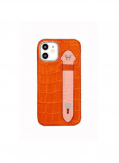 Mobile Case With  Side Grip For Iphone 12 6.1inch Orange