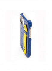 Mobile Case With  Side Grip For Iphone 12 6.1inch Blue