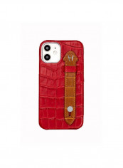 Mobile Case With  Side Grip For Iphone 12 6.1inch Maroon