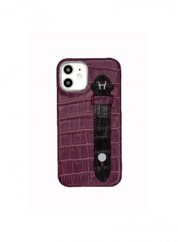 Mobile Case With  Side Grip For Iphone 12 6.1inch Purple