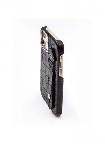 Mobile Case With  Side Grip For Iphone 12 6.1inch Black