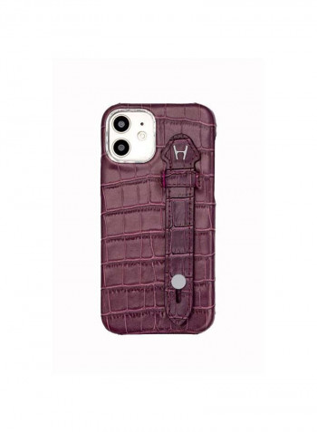 Mobile Case With  Side Grip For Iphone 12 6.1inch Purple