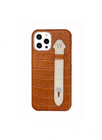 Mobile Case With  Side Grip For Iphone 12 Pro 6.1inch Brown