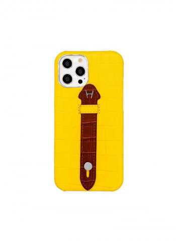 Mobile Case With  Mid Grip For Iphone 12 Pro 6.1inch Yellow