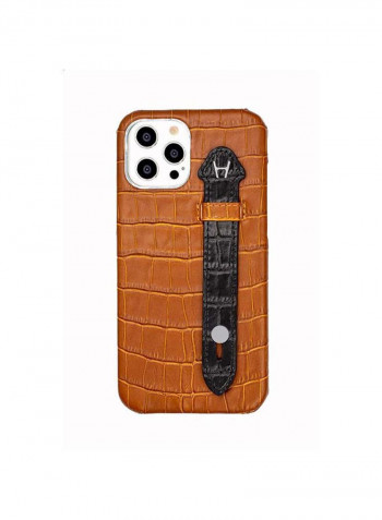 Mobile Case With  Side Grip For Iphone 12 Pro 6.1inch Brown