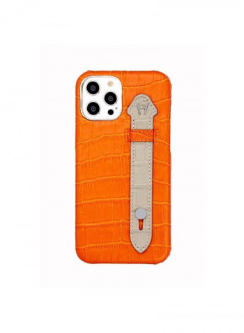 Mobile Case With  Side Grip For Iphone 12 Pro 6.1inch Orange