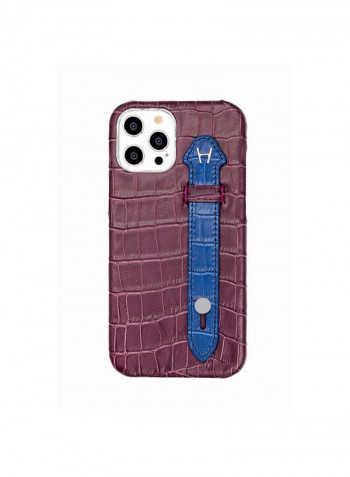Mobile Case With  Side Grip For Iphone 12 Pro 6.1inch Purple