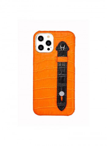 Mobile Case With  Side Grip For Iphone 12 Pro 6.1inch Orange