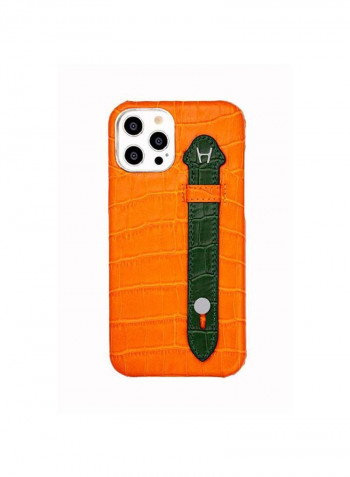 Mobile Case With  Side Grip For Iphone 12 Pro 6.1inch Orange