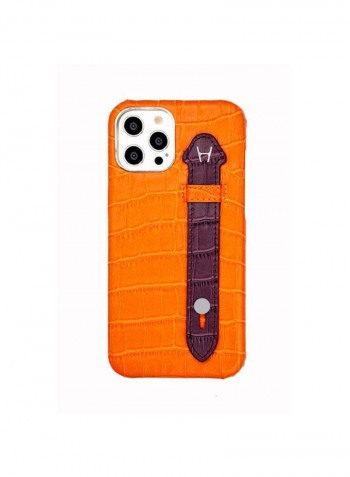 Mobile Case With  Side Grip For Iphone 12 Pro 6.1inch Orange