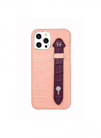 Mobile Case With  Side Grip For Iphone 12 Pro 6.1inch Pink