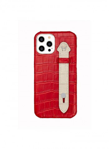 Mobile Case With  Side Grip For Iphone 12 Pro 6.1inch Maroon